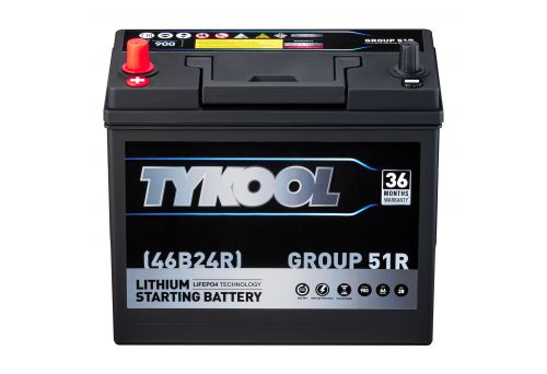 Tykool Group51R Lithium Car Battery